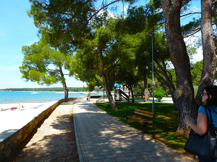 Promenade, Fazana, Istria, Croatia